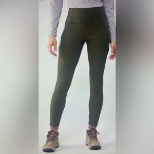ATHLETA Headlands Hybrid Cargo II Leggings Tights Light Olive Size 0